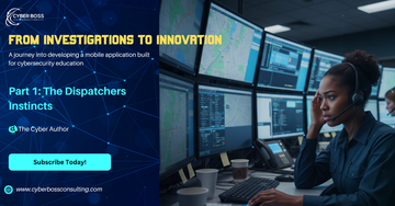 A 911 dispatcher focused on multiple monitors in an emergency call center, symbolizing crisis management, resilience, and the transferable skills that led to a cybersecurity career.