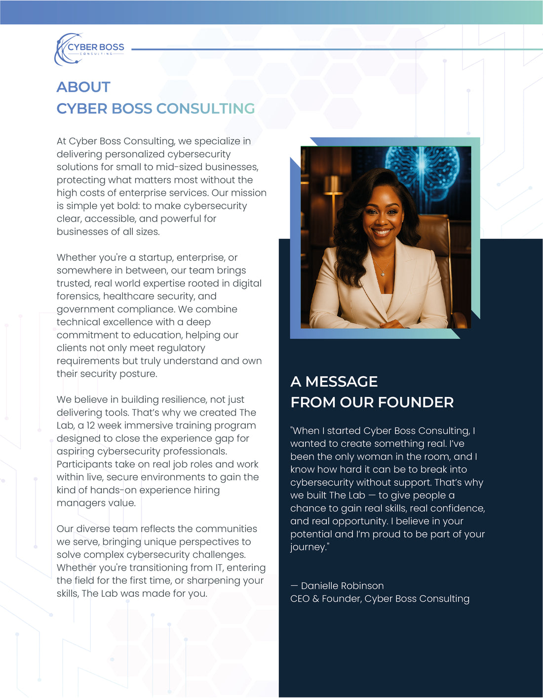The Lab @ Cyber Boss – Program Overview Brochure (PDF)